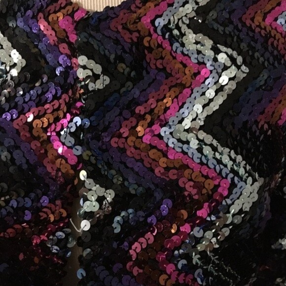 Vintage Therese Ahrens Sequin jacket Sz medium - Picture 6 of 9